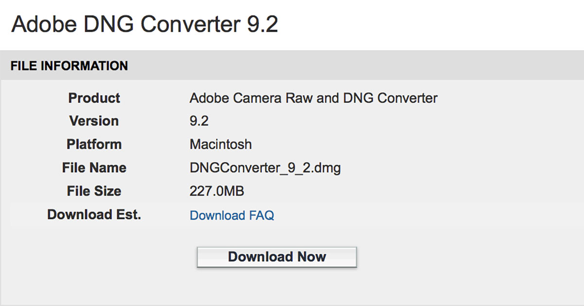 Adobe dng converter mac os x download dmg
